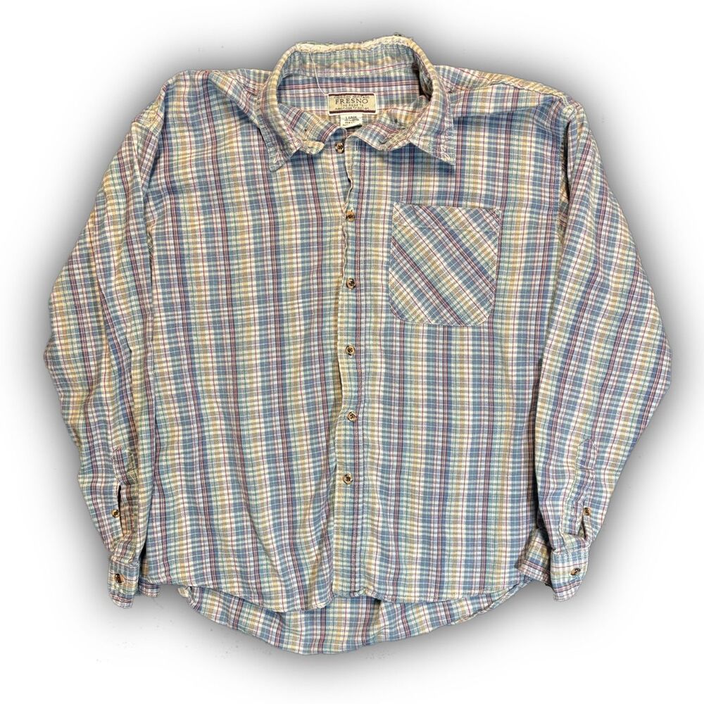 vintage american heritage fresno plaid button down shirt